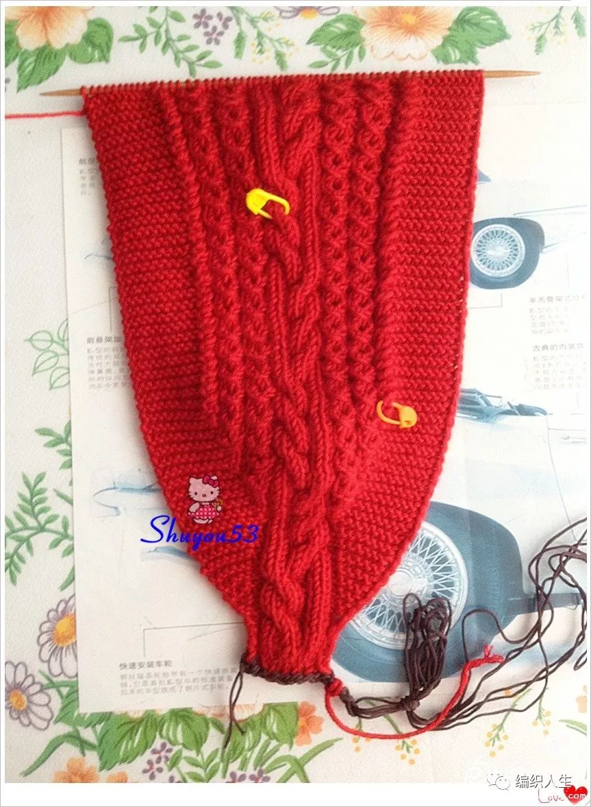 棒针围巾和帽子的教程,冬天棒针最新款帽子