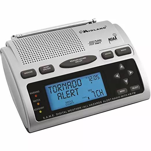 美国天气预报收音机,各国灾害预警广播