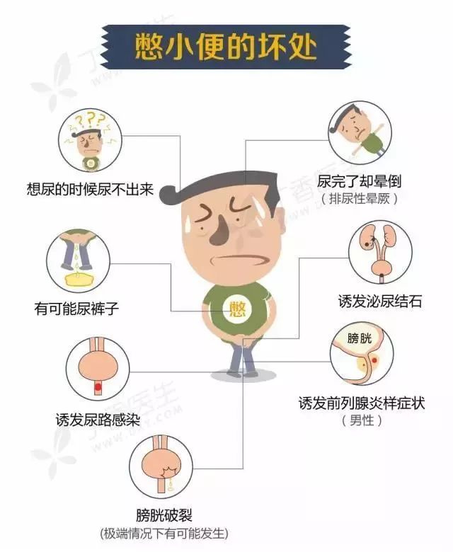 如果知道憋尿的后果,我打赌你再也不会憋了……