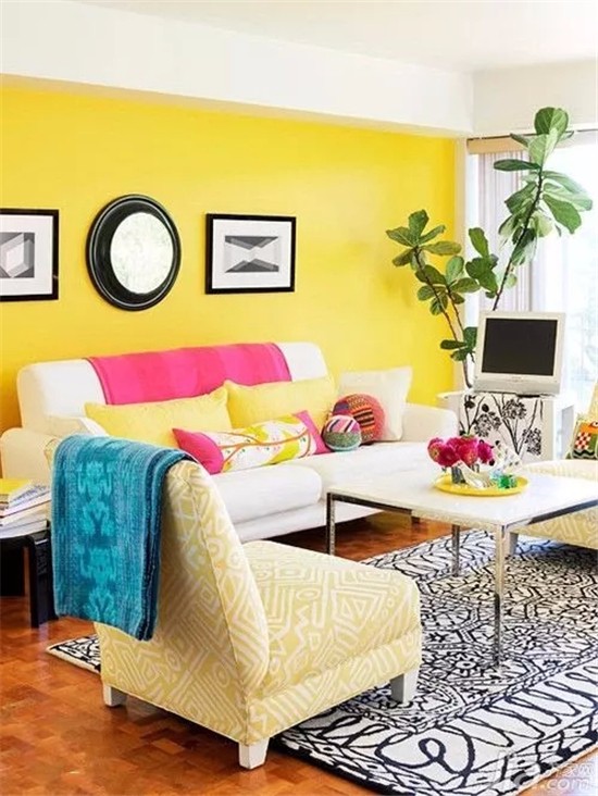 50种沙发装修效果图,沙发墙配色效果图