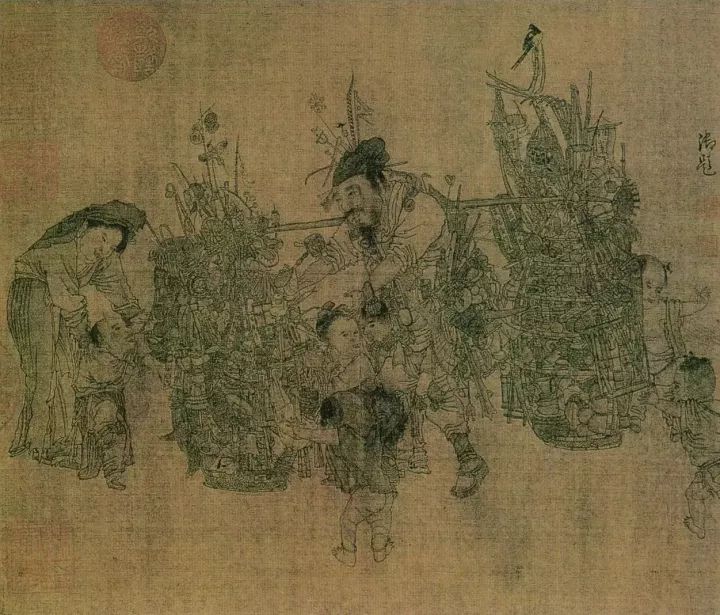 货郎图里看古人购物,双十一货郎图里看古人购物