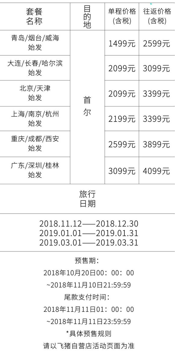 韩亚航空优惠日,拒绝剁手