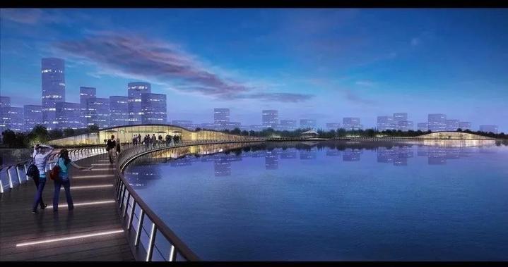 下沙金沙湖2023规划图,下沙金沙湖近况