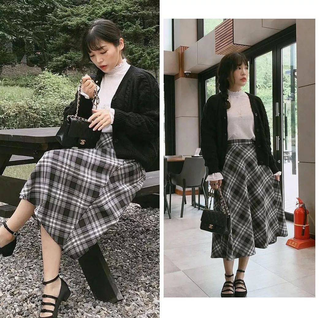 时髦新穿法冬天也能穿裙子,冬季哪些裙子比较轻盈又好穿