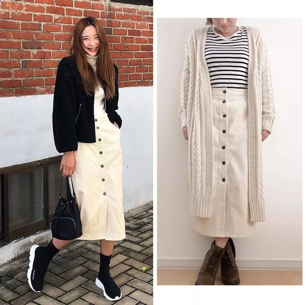 时髦新穿法冬天也能穿裙子,冬季哪些裙子比较轻盈又好穿