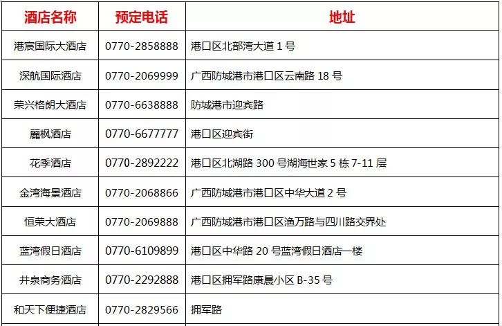 防城港酒店宾馆推荐,防城港酒店推荐亲子