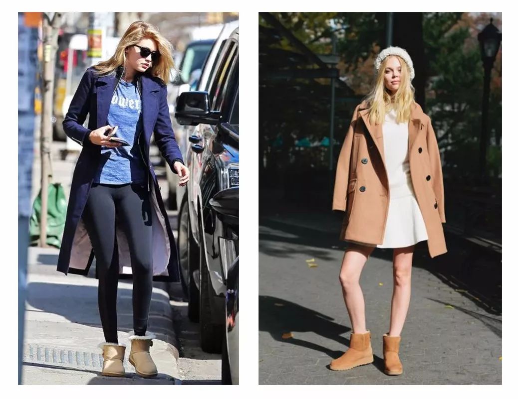 时髦雪地靴防水,雪地靴秀气显脚小