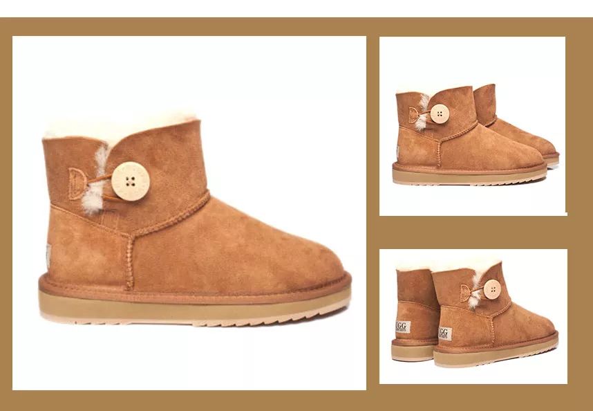 时髦雪地靴防水,雪地靴秀气显脚小