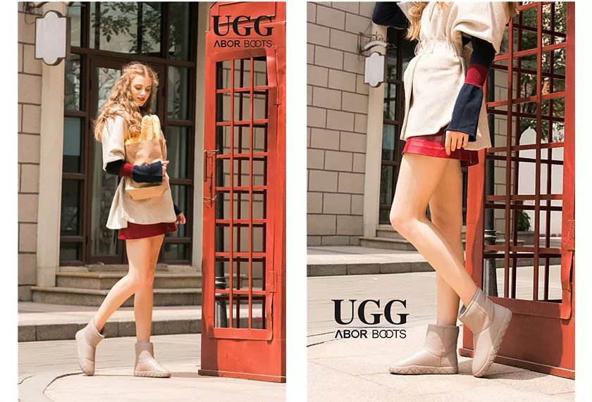 时髦雪地靴防水,雪地靴秀气显脚小