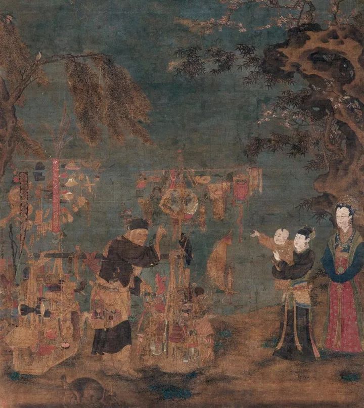 货郎图里看古人购物,双十一货郎图里看古人购物