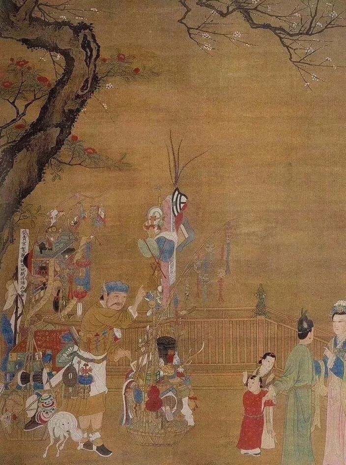 货郎图里看古人购物,双十一货郎图里看古人购物