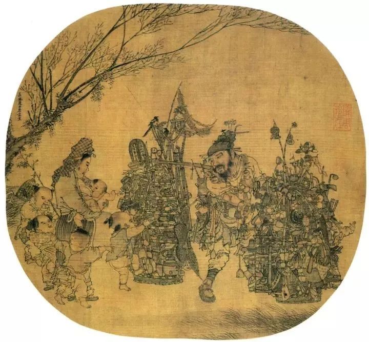 货郎图里看古人购物,双十一货郎图里看古人购物