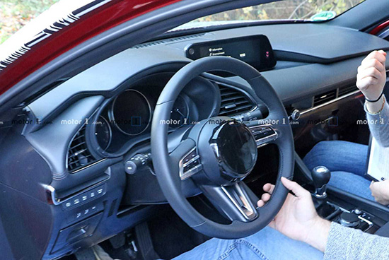 全新一代马自达3路试谍照曝光,2022款马自达3预计5月上市