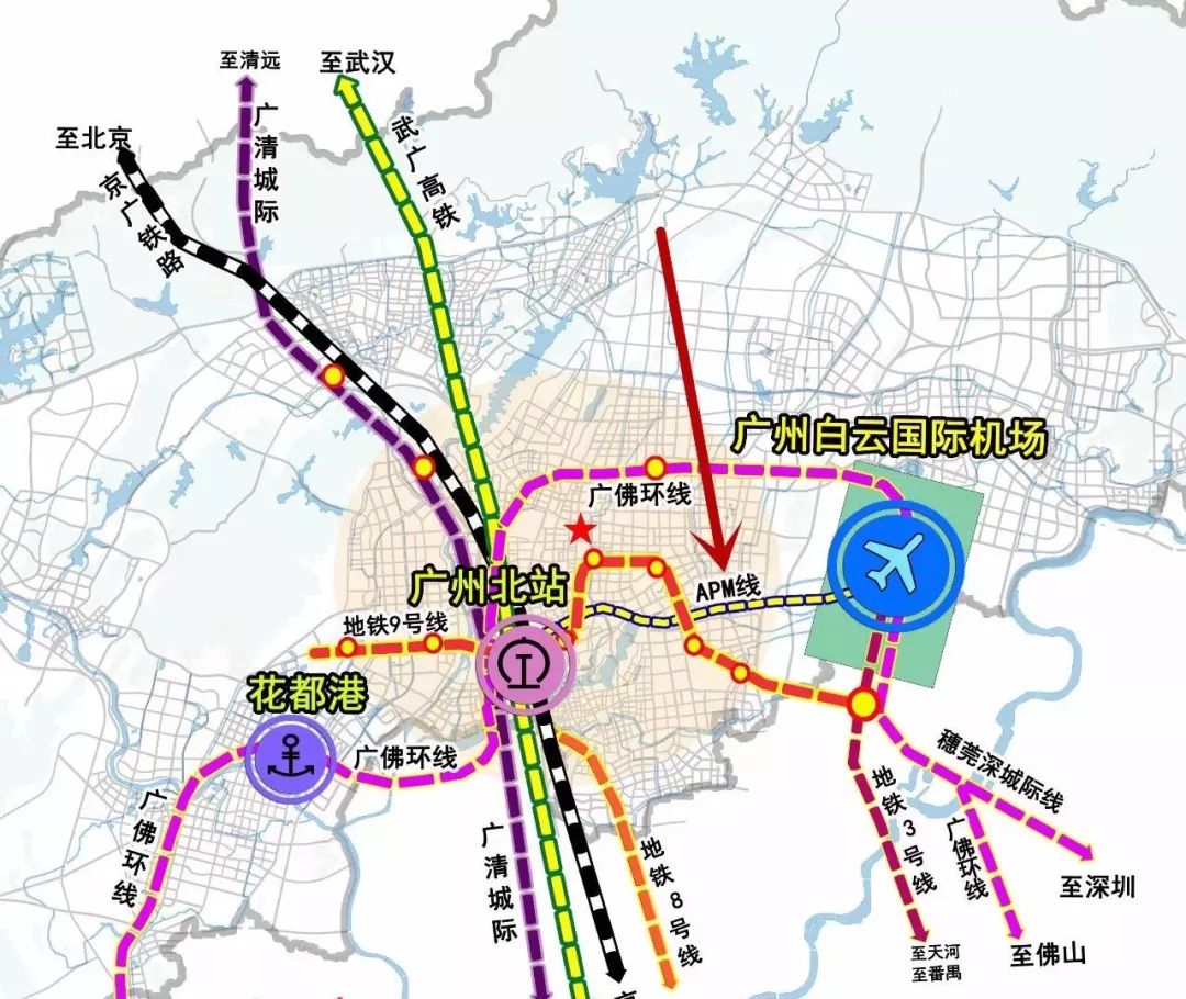 花都轨道交通规划,广州花都建设空铁融合发展示范区