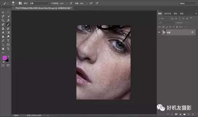 ps磨皮严重怎么增加质感,揭秘人像后期ps保留细节磨皮方法