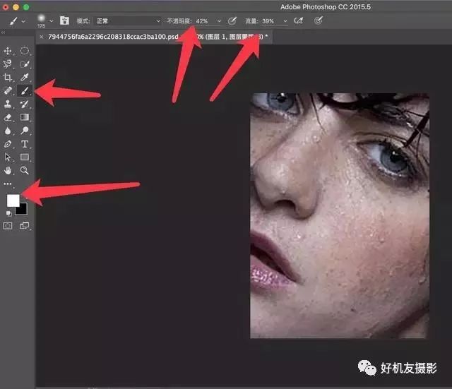 ps磨皮严重怎么增加质感,揭秘人像后期ps保留细节磨皮方法