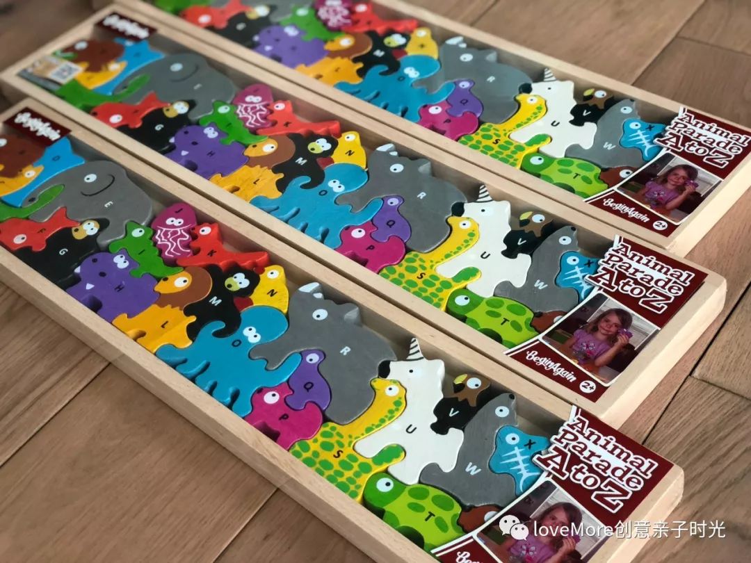 仅此一次！获奖无数的美国BeginAgain动物大*行游**拼图积木~低过所双11、618！