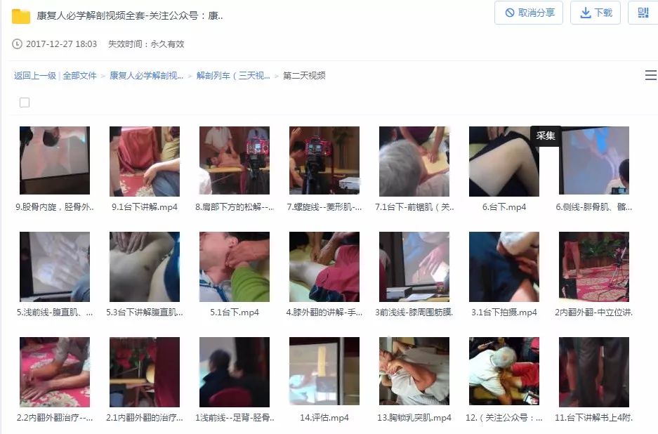 康复人必学的解剖教程/视频/电子书大合集，点击领取