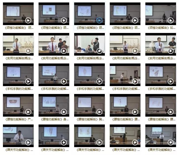 康复人必学的解剖教程/视频/电子书大合集，点击领取