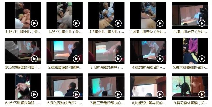 康复人必学的解剖教程/视频/电子书大合集，点击领取