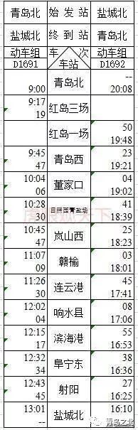 定了！青盐铁路列车运行时刻表出炉！你关心的票价、运行时间……