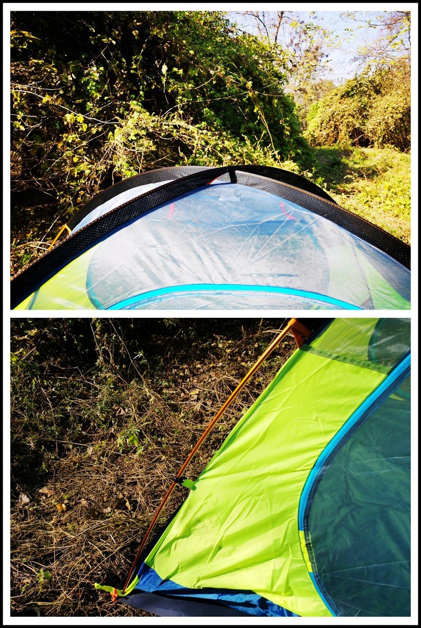 牧高笛冷山3air森林迷彩帐篷评测,牧高笛冷山户外帐篷如何组装