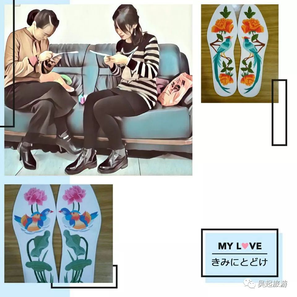 指尖上的刺绣鞋垫,一针一线纯手工刺绣鞋垫