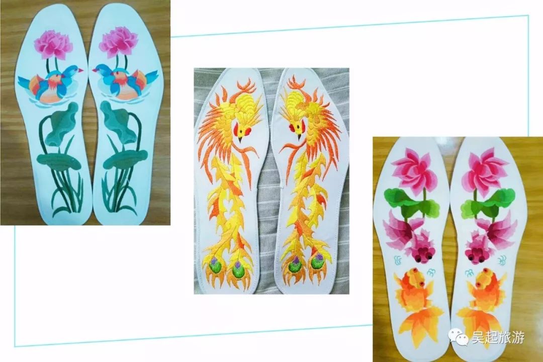 指尖上的刺绣鞋垫,一针一线纯手工刺绣鞋垫