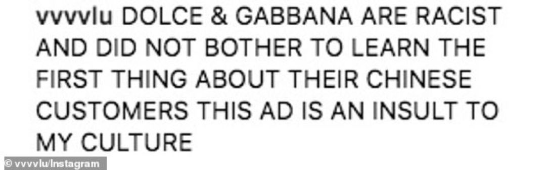 DG骂“中国是屎”被全世界批判!华人买手怒退订单!意媒:这下完了