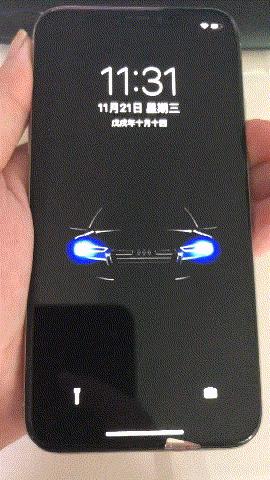 iphone好看的遮挡时间壁纸,iphone会亮的壁纸大全