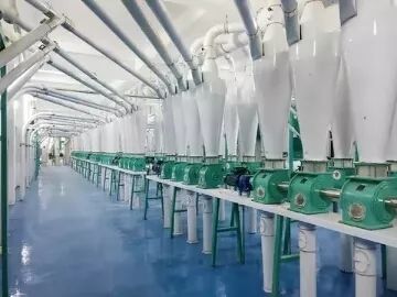 五得利面粉厂,山东五富利面业生产车间