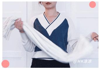 手残党看一遍就能学会的围巾系法,春天围巾的各种围法薄款