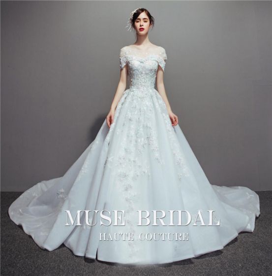 梦芭莎高定婚纱定制,musibridal婚纱高级定制