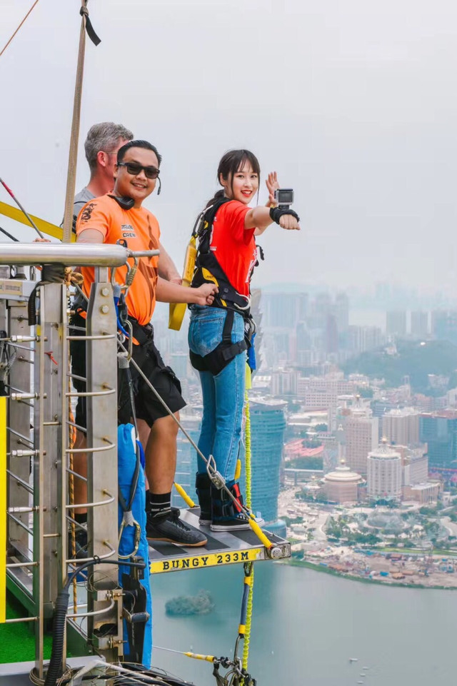 一生跳一次蹦极,澳门塔蹦极是全球最高吗