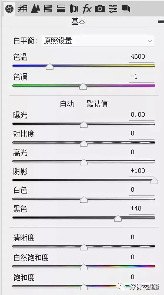 简单方法快速校正大光比照片