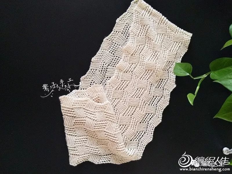 冰条线小麻花棒针围巾,儿童棒针双面叶子花围脖