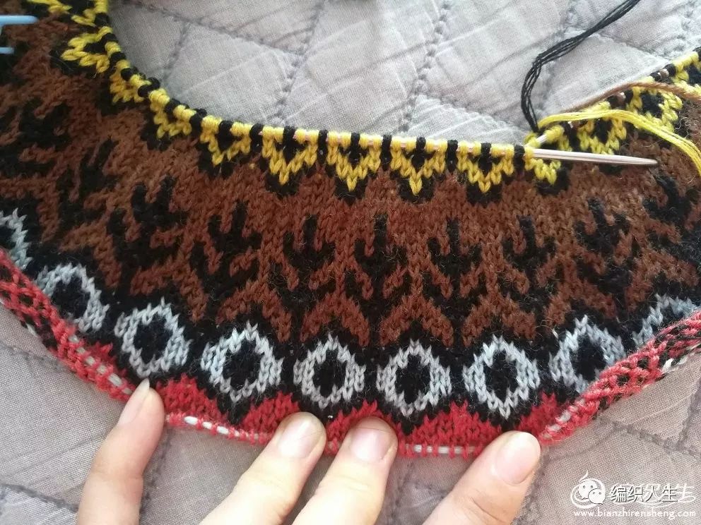 7-12岁儿童棒针开衫毛衣,网红秋冬镂空圆肩毛衣的编织教程