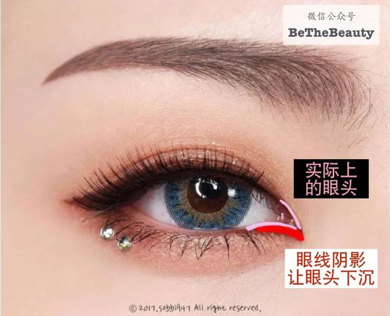 原来一个漂亮的眼妆可以这么简单,干净又能有效放大的完美眼妆