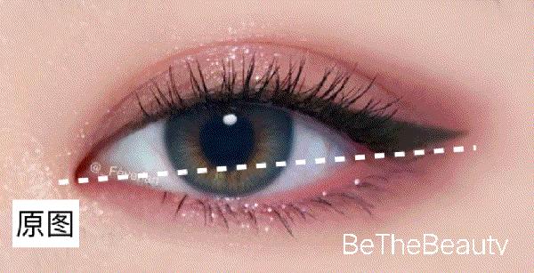 原来一个漂亮的眼妆可以这么简单,干净又能有效放大的完美眼妆