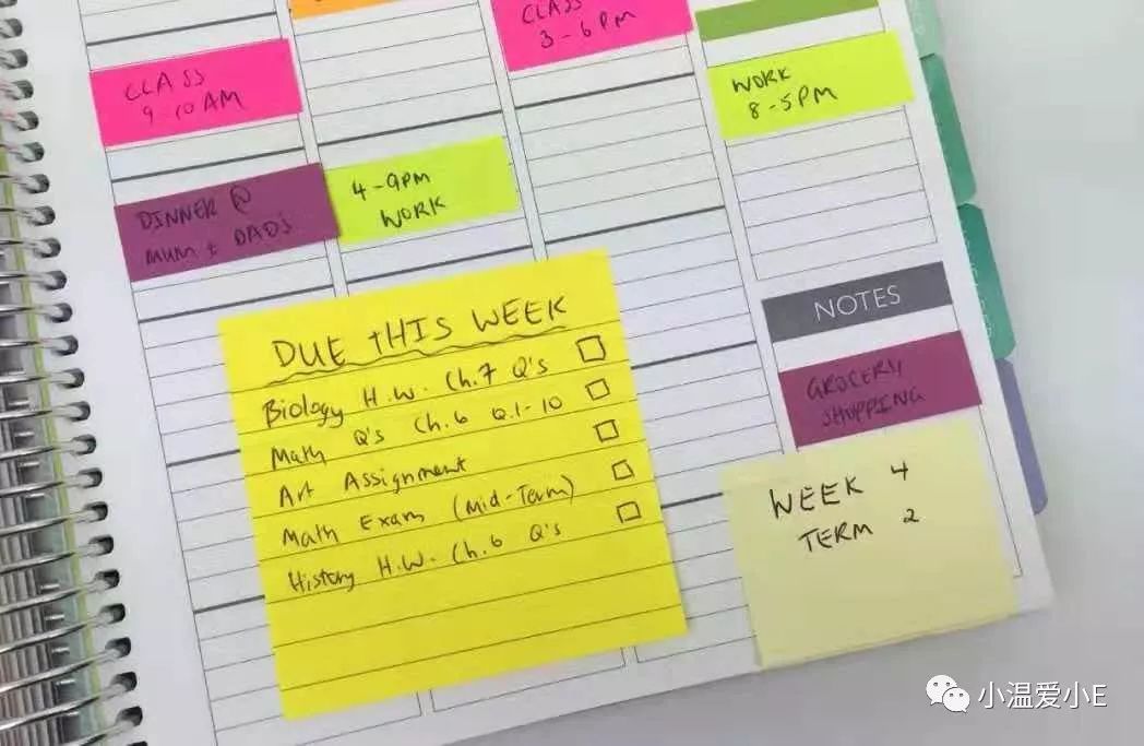 拍了一个礼拜的照片，终于写好了这份post-it*法大**！学霸学渣都适用啊！