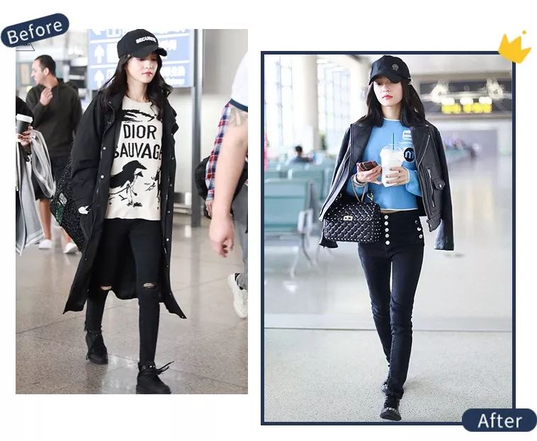 气质高腰短外套,短款外套搭直筒长裤