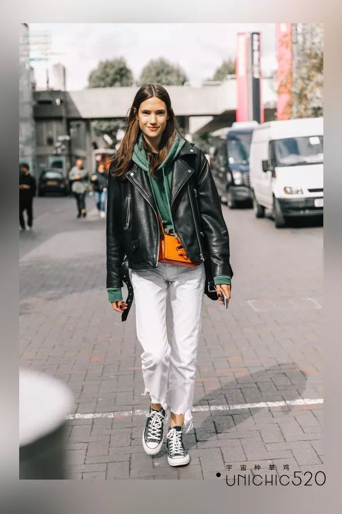 气质高腰短外套,短款外套搭直筒长裤