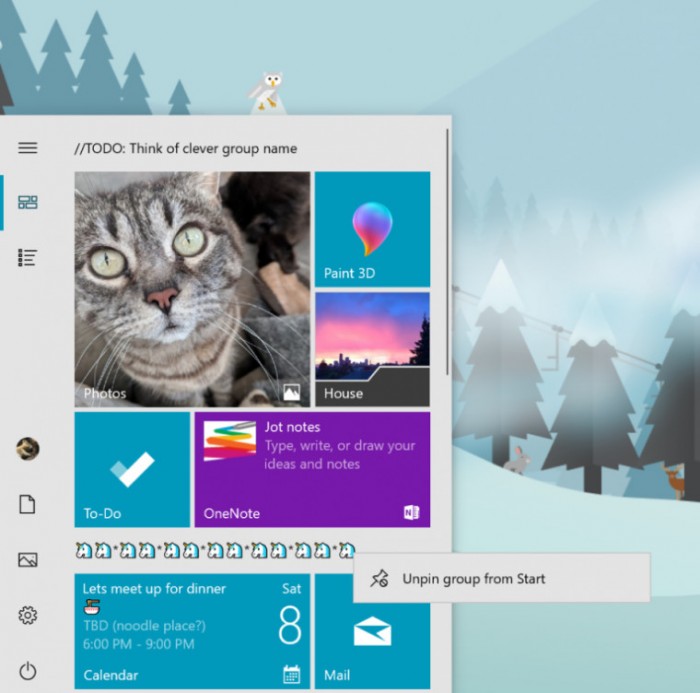 windows10开始菜单大小,windows10build9841