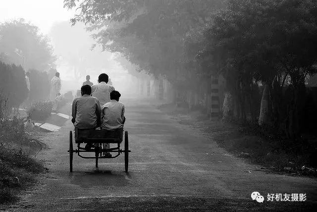 构图采用三分构图法,三分法也称之为填制构图法