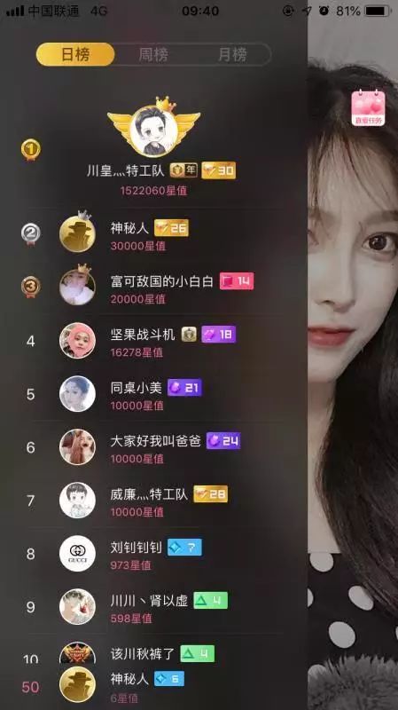 星光盛典获奖名单,春季星光盛典排行榜