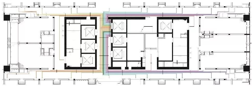 一个七彩青年创想空间,打破了居住与工作间的壁垒