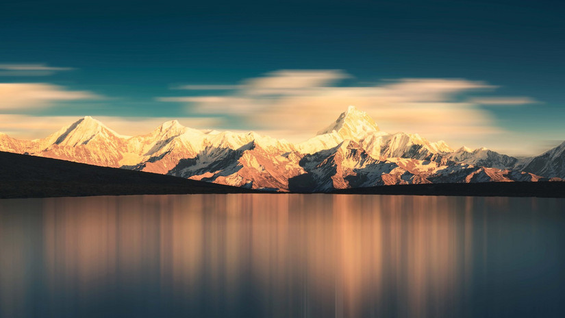 藏地秘境,贡嘎雪山之冷噶措自驾*行游**迹