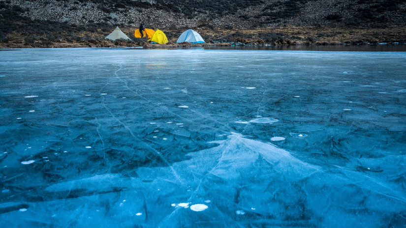 藏地秘境,贡嘎雪山之冷噶措自驾*行游**迹
