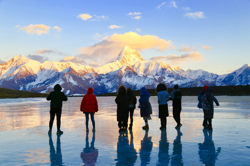 藏地秘境,贡嘎雪山之冷噶措自驾*行游**迹