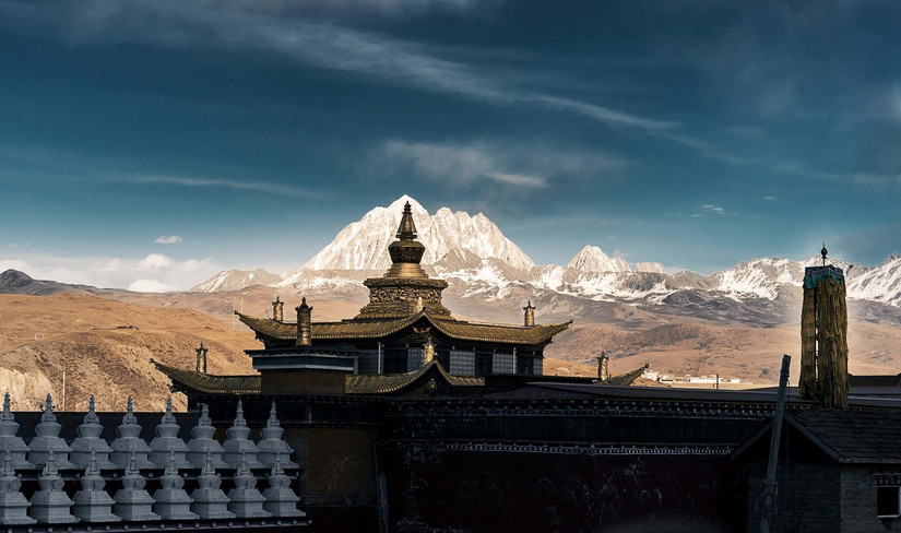 藏地秘境,贡嘎雪山之冷噶措自驾*行游**迹
